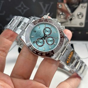 Đồng Hồ Rolex Daytona Ice Blue 116506 Chế Tác 180 Grams Nhà Máy QF Nam 40mm (7)