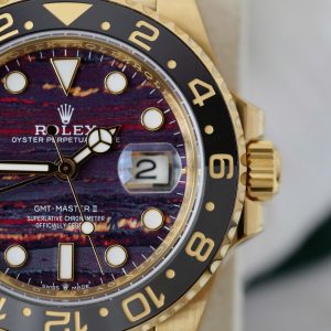 Đồng Hồ Rolex GMT-Master II 126718GRNR Replica 11 Mặt Đá Mắt Hổ Xưởng THB 40mm (7)