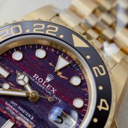 Đồng Hồ Rolex GMT-Master II 126718GRNR Replica 11 Mặt Đá Mắt Hổ Xưởng THB 40mm (7)