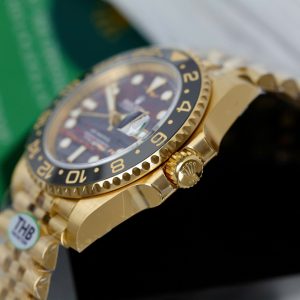 Đồng Hồ Rolex GMT-Master II 126718GRNR Replica 11 Mặt Đá Mắt Hổ Xưởng THB 40mm (7)