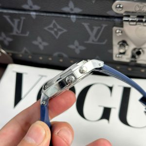 Đồng Hồ Vacheron Constantin Chế Tác Overseas Dual Time 47450 Màu Xanh Dương Xưởng 9F 42mm (2)