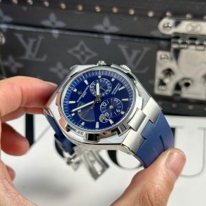 Đồng Hồ Vacheron Constantin Chế Tác Overseas Dual Time 47450 Màu Xanh Dương Xưởng 9F 42mm (2)