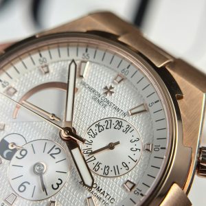 Đồng Hồ Vacheron Constantin Overseas Dual Time 47450 Chế Tác Mặt Trắng 9F 42mm (2)