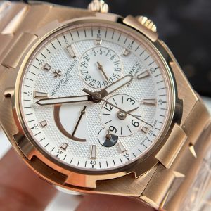 Đồng Hồ Vacheron Constantin Overseas Dual Time 47450 Chế Tác Mặt Trắng 9F 42mm (2)