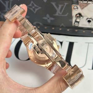 Đồng Hồ Vacheron Constantin Overseas Dual Time 47450 Chế Tác Mặt Trắng 9F 42mm (2)