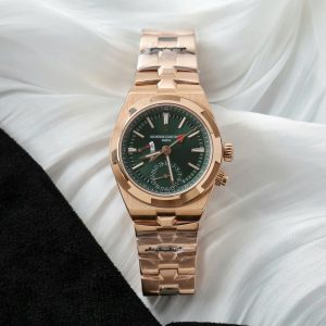 Đồng Hồ Vacheron Constantin Overseas Dual Time 7920V Replica 11 Mặt Xanh Green 41mm (2)