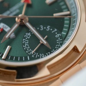 Đồng Hồ Vacheron Constantin Overseas Dual Time 7920V Replica 11 Mặt Xanh Green 41mm (2)