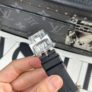 Đồng Hồ Vacheron Constantin Rep 11 Overseas Dual Time 47450 Demi Vàng Hồng Xưởng 9F 42mm (2)