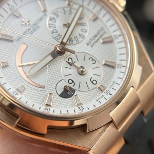 Đồng Hồ Vacheron Constantin Replica 11 Overseas Dual Time 47450 Mạ Vàng Hồng Xưởng 9F 42mm (2)