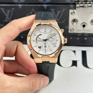 Đồng Hồ Vacheron Constantin Replica 11 Overseas Dual Time 47450 Mạ Vàng Hồng Xưởng 9F 42mm (2)