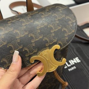 Balo Nữ Celine Bonnie Siêu Cấp Hoạ Tiết Monogram 25x18x13 cm (2)