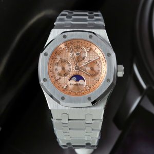 Đồng Hồ Audemars Piguet 26574 Replica Cao Cấp Mặt Cá Hồi Dây Kim Loại 41mm (2)