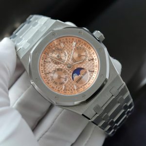 Đồng Hồ Audemars Piguet 26574 Replica Cao Cấp Mặt Cá Hồi Dây Kim Loại 41mm (2)