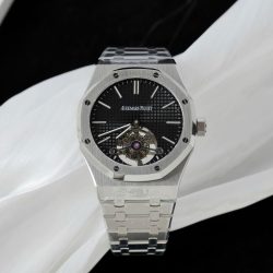 Đồng Hồ Audemars Piguet Chế Tác Royal Oak Tourbillon 26512ST Mặt Đen 41mm (2)