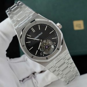 Đồng Hồ Audemars Piguet Chế Tác Royal Oak Tourbillon 26512ST Mặt Đen 41mm (2)