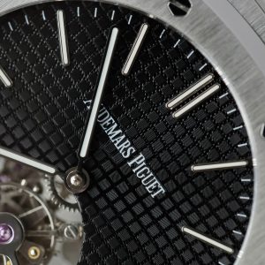 Đồng Hồ Audemars Piguet Chế Tác Royal Oak Tourbillon 26512ST Mặt Đen 41mm (2)