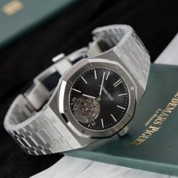 Đồng Hồ Audemars Piguet Chế Tác Royal Oak Tourbillon 26512ST Mặt Đen 41mm (2)