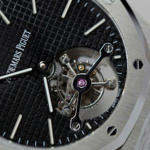 Đồng Hồ Audemars Piguet Chế Tác Royal Oak Tourbillon 26512ST Mặt Đen 41mm (2)
