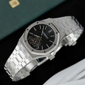 Đồng Hồ Audemars Piguet Chế Tác Royal Oak Tourbillon 26512ST Mặt Đen 41mm (2)