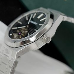 Đồng Hồ Audemars Piguet Chế Tác Royal Oak Tourbillon 26512ST Mặt Đen 41mm (2)