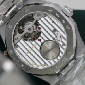 Đồng Hồ Audemars Piguet Chế Tác Royal Oak Tourbillon Mặt Xám Dây Kim Loại 41mm (2)