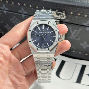 Đồng Hồ Audemars Piguet Royal Oak 15400ST Rep 11 Mặt Xanh Blue Dây Kim Loại Xưởng APS 41mm (2)