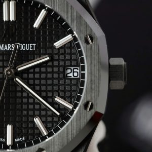 Đồng Hồ Audemars Piguet Royal Oak 15500 Chế Tác Gốm Đen Nhà Máy APS 41mm (12)