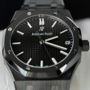 Đồng Hồ Audemars Piguet Royal Oak 15500 Chế Tác Gốm Đen Nhà Máy APS 41mm (12)