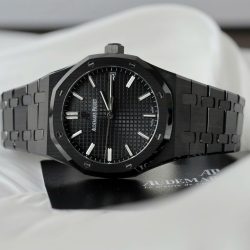 Đồng Hồ Audemars Piguet Royal Oak 15500 Chế Tác Gốm Đen Nhà Máy APS 41mm (12)