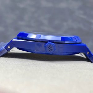 Đồng Hồ Audemars Piguet Royal Oak 15500 Chế Tác Gốm Xanh Nhà Máy APS 41mm (11)