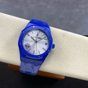 Đồng Hồ Audemars Piguet Royal Oak 15500 Chế Tác Gốm Xanh Nhà Máy APS 41mm (11)