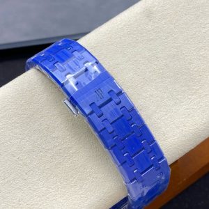 Đồng Hồ Audemars Piguet Royal Oak 15500 Chế Tác Gốm Xanh Nhà Máy APS 41mm (11)