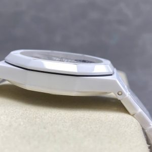 Đồng Hồ Audemars Piguet Royal Oak 15500 Replica Cao Cấp Gốm Trắng Xưởng APS 41mm (1)