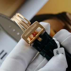 Đồng Hồ Audemars Piguet Royal Oak 26240OR Màu Xanh Lá Cây Chế Tác Bọc Vàng Thật 41mm (2)