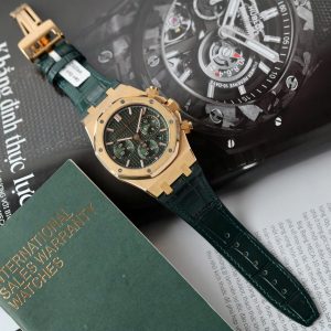 Đồng Hồ Audemars Piguet Royal Oak 26240OR Màu Xanh Lá Cây Chế Tác Bọc Vàng Thật 41mm (2)