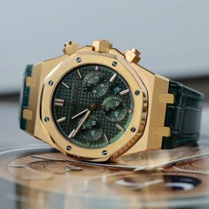 Đồng Hồ Audemars Piguet Royal Oak 26240OR Màu Xanh Lá Cây Chế Tác Bọc Vàng Thật 41mm (2)