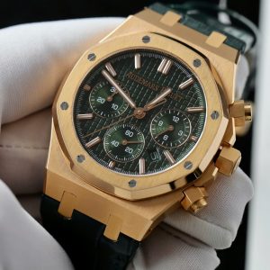 Đồng Hồ Audemars Piguet Royal Oak 26240OR Màu Xanh Lá Cây Chế Tác Bọc Vàng Thật 41mm (2)
