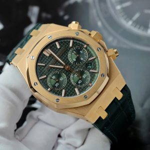 Đồng Hồ Audemars Piguet Royal Oak 26240OR Màu Xanh Lá Cây Chế Tác Bọc Vàng Thật 41mm (2)