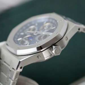 Đồng Hồ Audemars Piguet Royal Oak 26574TI Chế Tác Mặt Xanh Dây Kim Loại Xưởng APS 41mm (4)