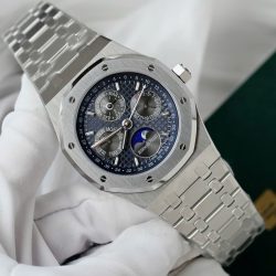 Đồng Hồ Audemars Piguet Royal Oak 26574TI Chế Tác Mặt Xanh Dây Kim Loại Xưởng APS 41mm (4)