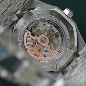 Đồng Hồ Audemars Piguet Royal Oak 26574TI Chế Tác Mặt Xanh Dây Kim Loại Xưởng APS 41mm (4)