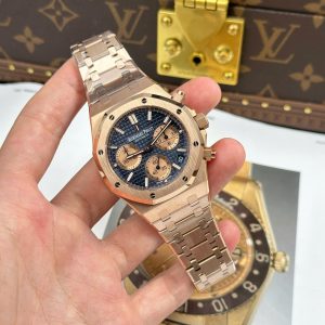 Đồng Hồ Audemars Piguet Royal Oak Chronograph 26239 Rep 11 Mặt Xanh Blue Máy Mỏng New 2025 APS 41mm (2)