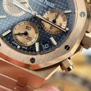 Đồng Hồ Audemars Piguet Royal Oak Chronograph 26239 Rep 11 Mặt Xanh Blue Máy Mỏng New 2025 APS 41mm (2)