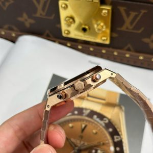 Đồng Hồ Audemars Piguet Royal Oak Chronograph 26239 Rep 11 Mặt Xanh Blue Máy Mỏng New 2025 APS 41mm (2)