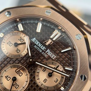 Đồng Hồ Audemars Piguet Royal Oak Chronograph 26239 Replica 11 Mặt Nâu Máy Mỏng New 2025 APS 41mm (2)