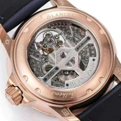 Đồng Hồ Blancpain Fifty Fathoms Tourbillon 8 Jours Màu Xanh Dương Replica Xưởng YS 45mm (7)