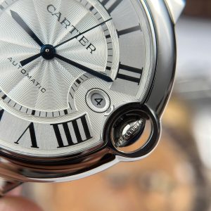 Đồng Hồ Cartier Ballon Bleu Replica 11 Mặt Trắng Dây Da Xưởng AF 40mm (2)