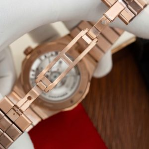 Đồng Hồ Chopard Alpine Eagle Rep 11 Mạ Vàng Hồng Mặt Xanh Lá Cây GHF 41mm (2)