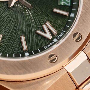 Đồng Hồ Chopard Alpine Eagle Rep 11 Mạ Vàng Hồng Mặt Xanh Lá Cây GHF 41mm (2)