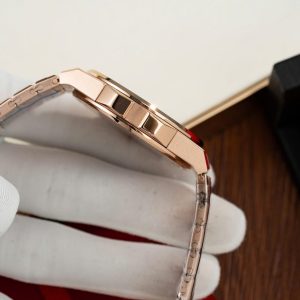 Đồng Hồ Chopard Alpine Eagle Rep 11 Mạ Vàng Hồng Mặt Xanh Lá Cây GHF 41mm (2)